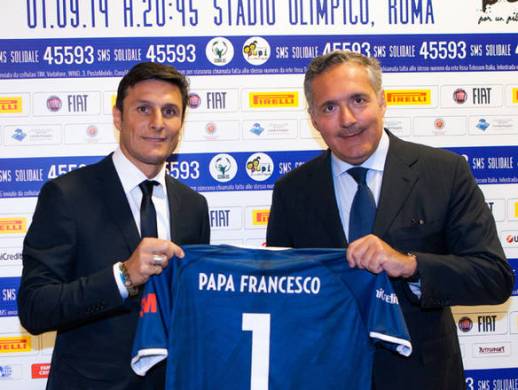 Fiat Panda auto ufficiale Partita Interreligiosa per la Pace