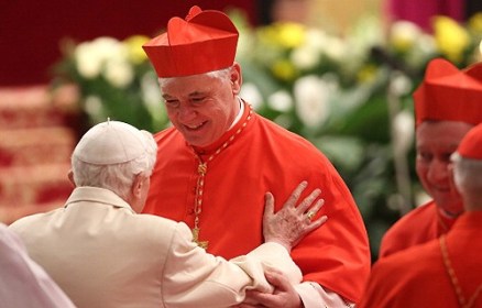 New_German_Cardinal_Gerhard_Ludwig_Muller_is_met_by_Benedict_XVI_in_St_Peters_Basilica_Feb_22_2014_Credit_Franco_Origlia_Getty_Images_News_Getty_Im