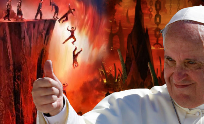 pope francis hell