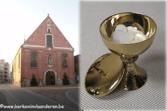 Diefstal van ciborie met Hosties in&nbsp;Menen