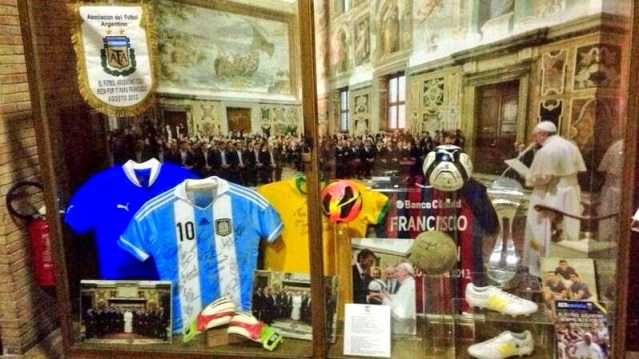 football shrine in Vatican