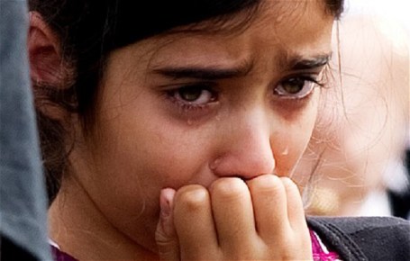 girl weeping