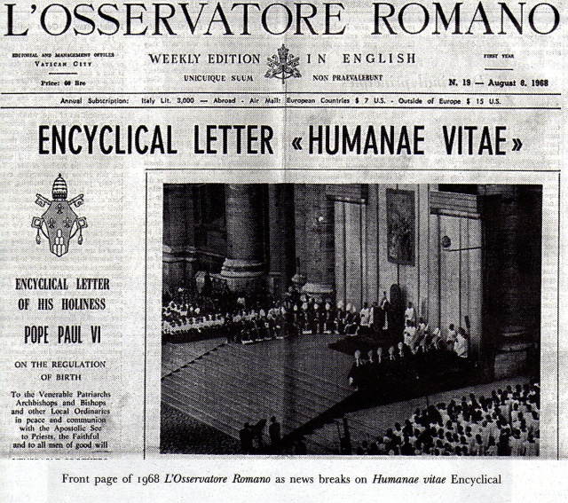 Bergoglio’s geheime plannen om Humanae Vitae te ‘updaten’
