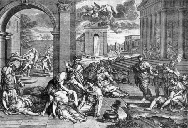 Paus Gregorius I en de&nbsp;pest