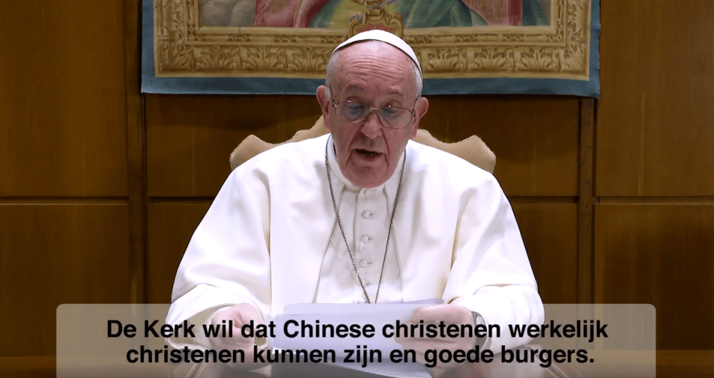 ‘Gebedsvideo van de paus’: sprak Bergoglio in naam van de Chinese Communistische&nbsp;Partij?
