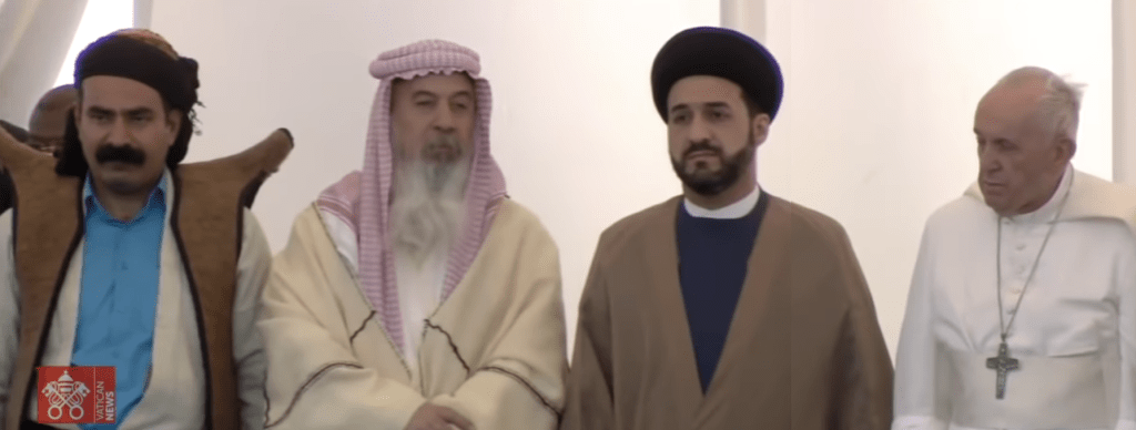 Interreligieuze gebedsdienst in Ur: “Abraham is onze gemeenschappelijke vader in het geloof, die Christendom, Judaïsme en Islam in eenheid samenbrengt”